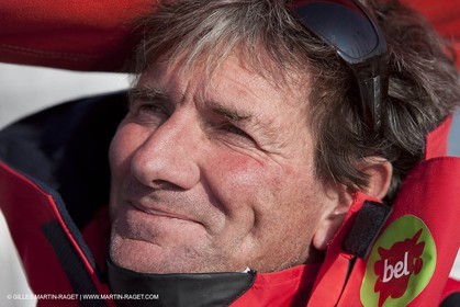 13 03 2010 - La Grande Motte   Port Camargue (FRA) - Groupe Bel - Entraînement Kito de Pavant   Sébastien Audigane en vue de la Transat AG2R 2010