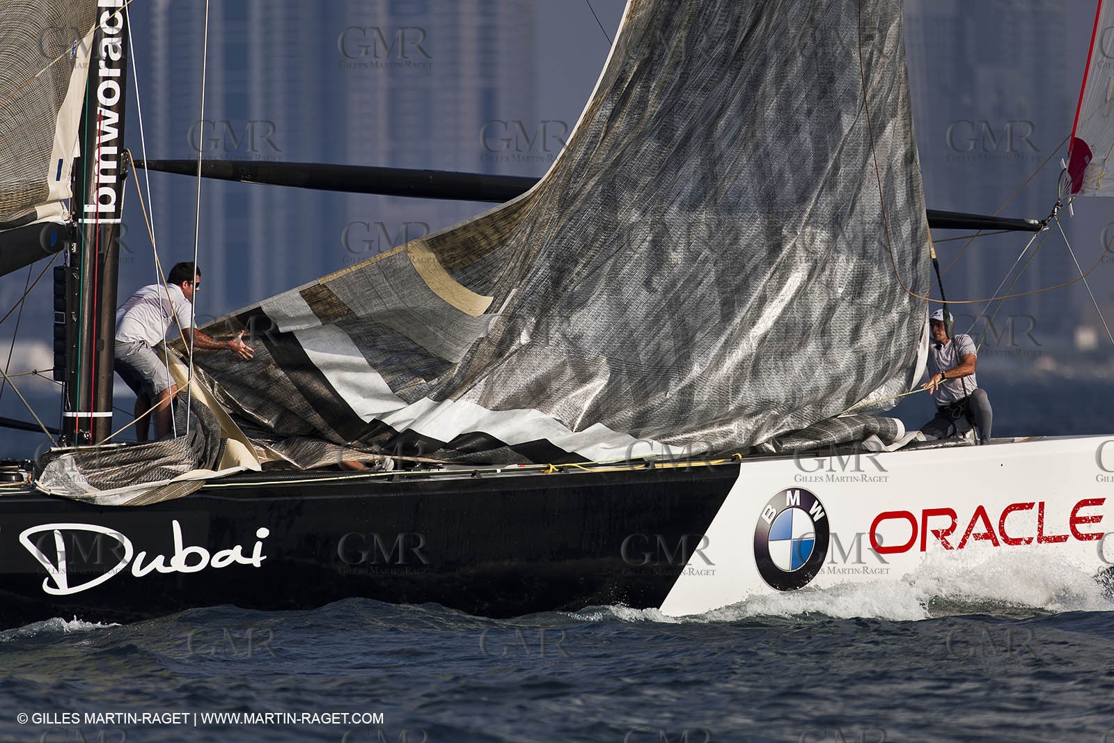14 11 2010 - Dubai (UAE) - Dubai Louis Vuitton Trophy -  BMW ORACLE Racing - Training - Race Day 1
