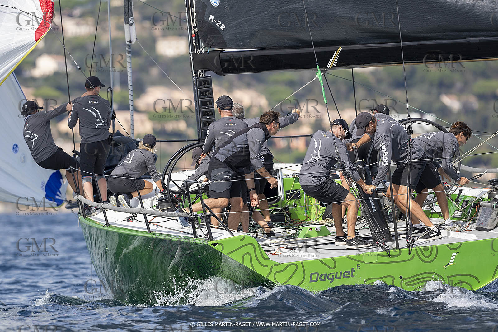 25 09 2022, Saint-Tropez (FRA, 83), Les Voiles de Saint-Tropez 2022, Arrivée des bateaux et de la Coupe d'Automne du Yacht Club de France