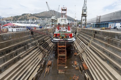 08 11 2014, Capetown (ZAF), Volvo Ocean Race 2014-15, Team Alvimedica, Nursing the boat