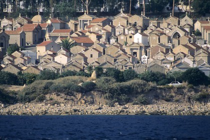 France, Corsica, Ajaccio marine cemetery