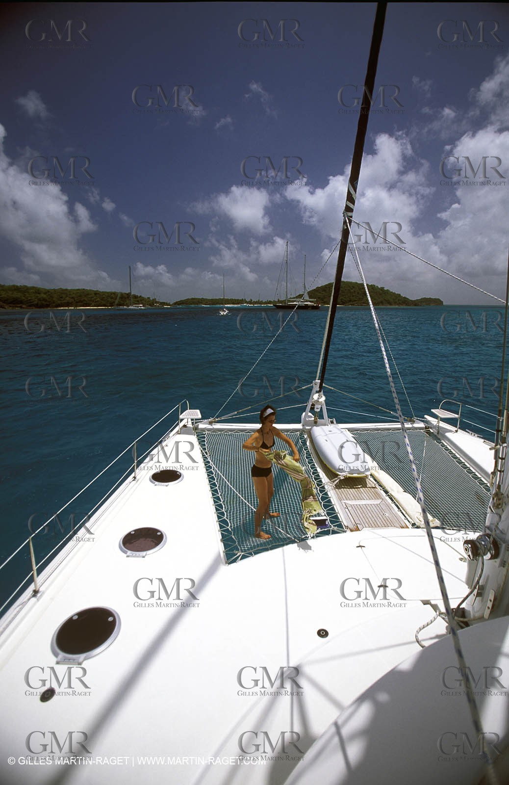 Cruising multihull mooring