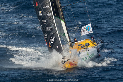 27 08 2021, Marseille (FRA), Transat Jacques Vabre 2021, Class 40, HBF-Reforest'Action (Kito de Pavant, Gwen Gbick)