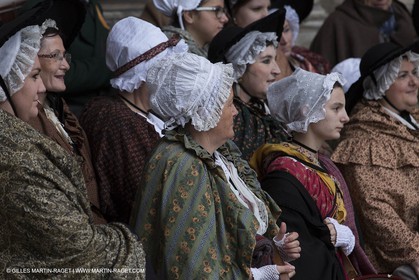 13 01 2012 - Marseille (FRA,13), Opening week-end for MP 2013, European capital of Culture, Traditional costumes from Provence