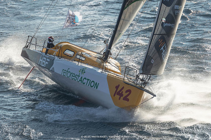 27 08 2021, Marseille (FRA), Transat Jacques Vabre 2021, Class 40, HBF-Reforest'Action (Kito de Pavant, Gwen Gbick)