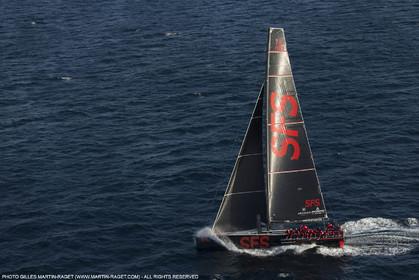 24 mars 2016   Marseille (FRA,13), SFS II (skipper Lionel Péan), dernière sortie d'entraînement avant la SNIM