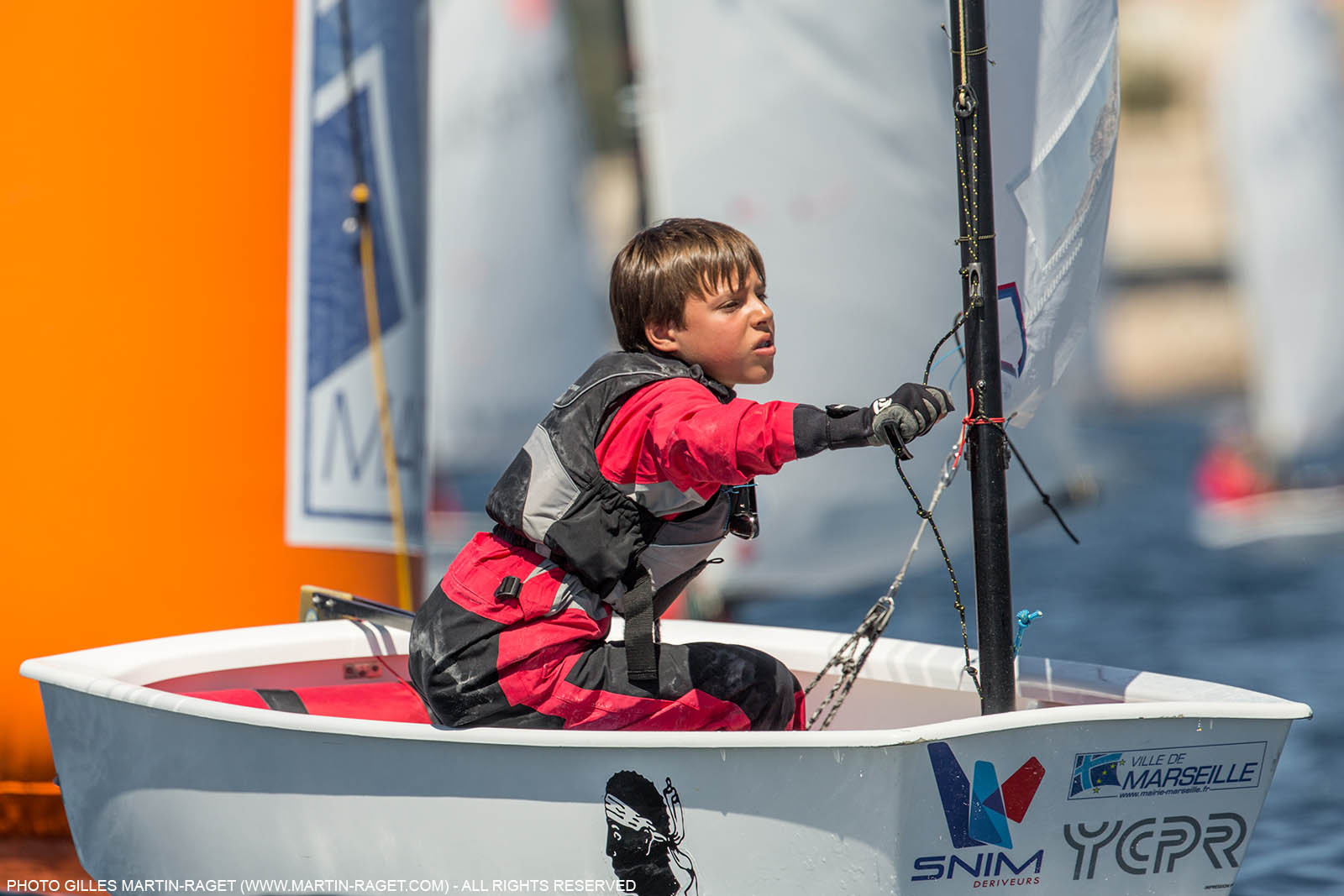 14 04 2016, Marseille (FRA,13), SNIM Dériveurs, Coupe Internationale de Printemps Optimist, Day 4