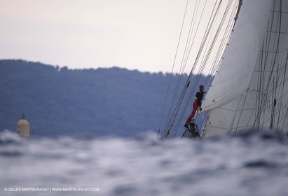 Sailing, Classic yachts, Niouargue 1994, Saint-Tropez (FRA)