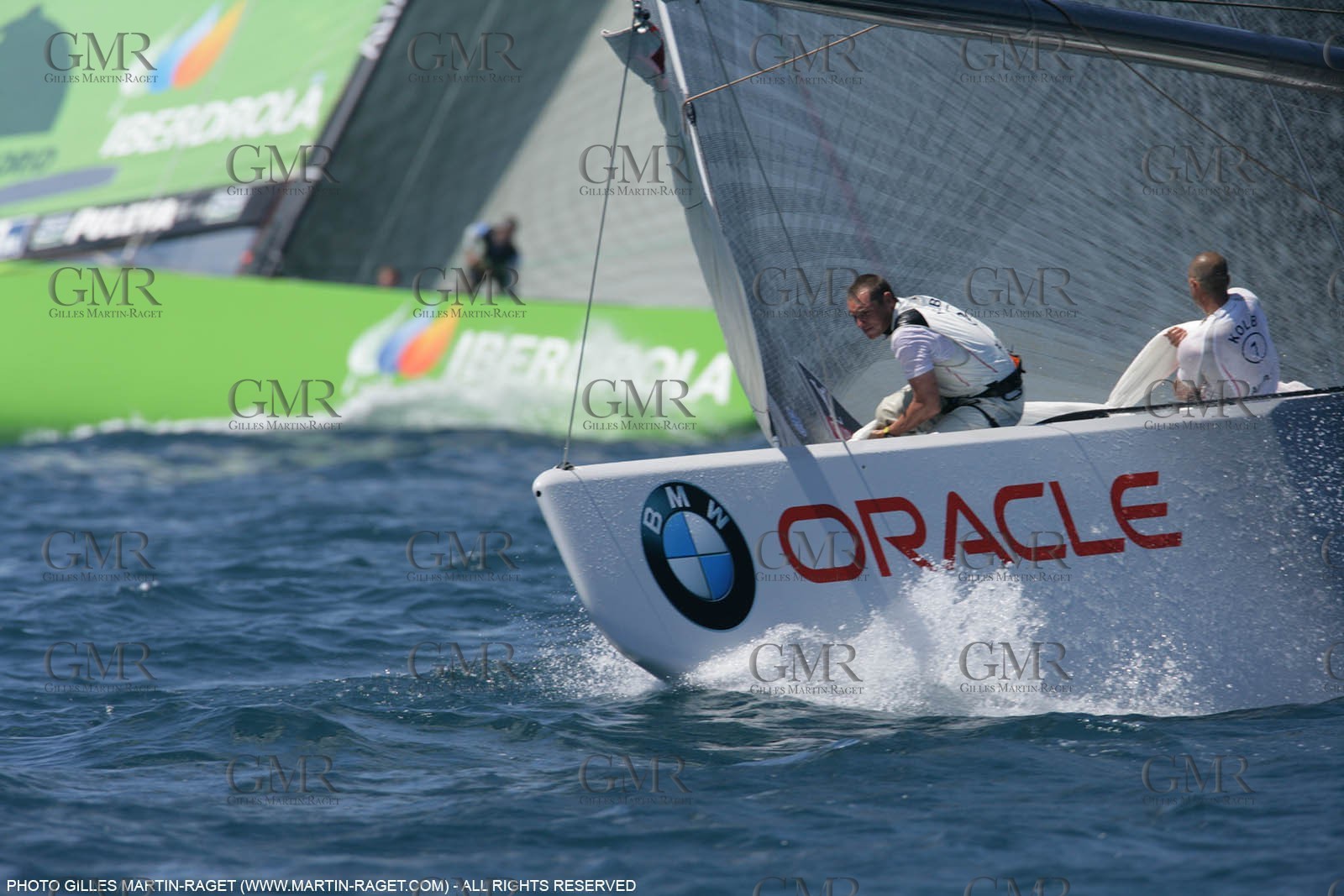 8 05 2007-Valencia (Spain)- 32nd America's Cup - Louis Vuitton Cup - RR2 - Day 10 - BMW ORACLE Racing