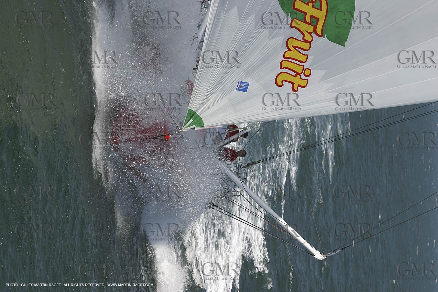 2003 Calais Round Britain Race - Start  - Sill Plein Fruits - Roland Jourdain