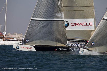 17 11 2010 - Dubai (UAE) - Dubai Louis Vuitton Trophy -  BMW ORACLE Racing Vs  Emirates Team New Zealand