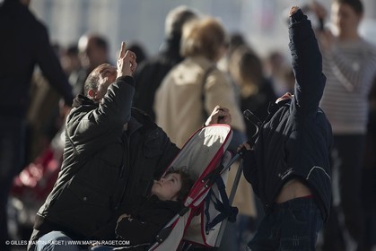 02 02 2013 Marseille (FRA,13) - Opening of the shadehouse and renovated historical Vieux Port