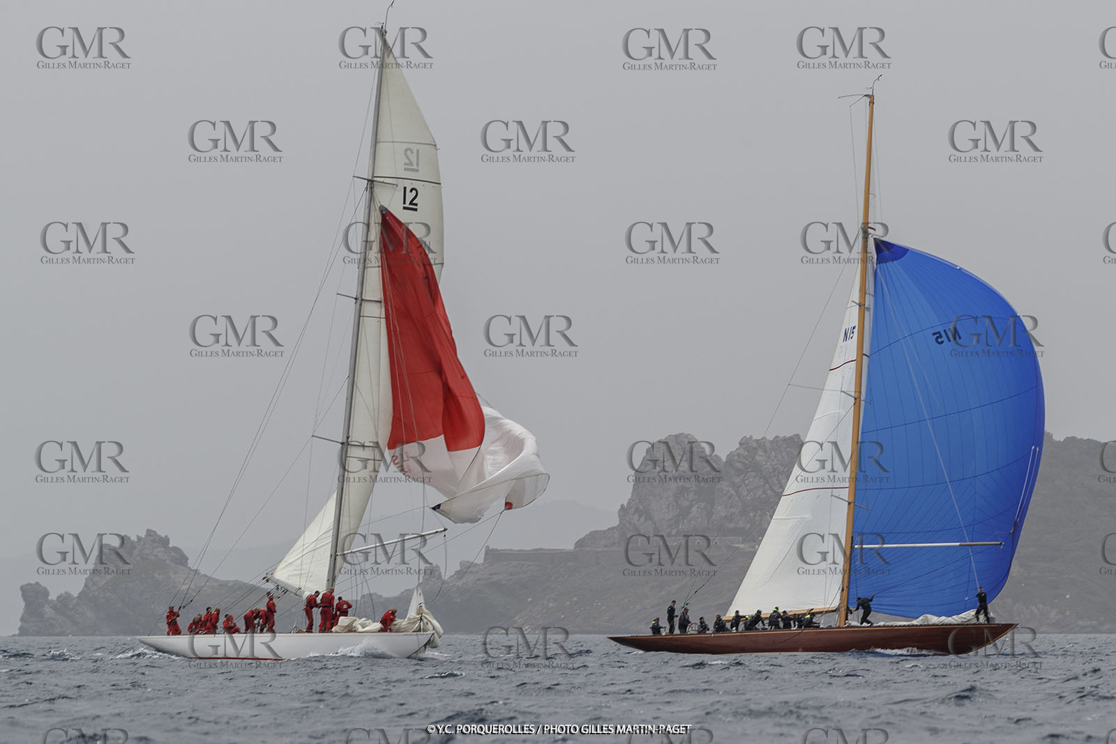 20 06 2024, Porquerolles Island (FRA,83), Chamiopnnat du monde des 12 m JI 2024, Day4