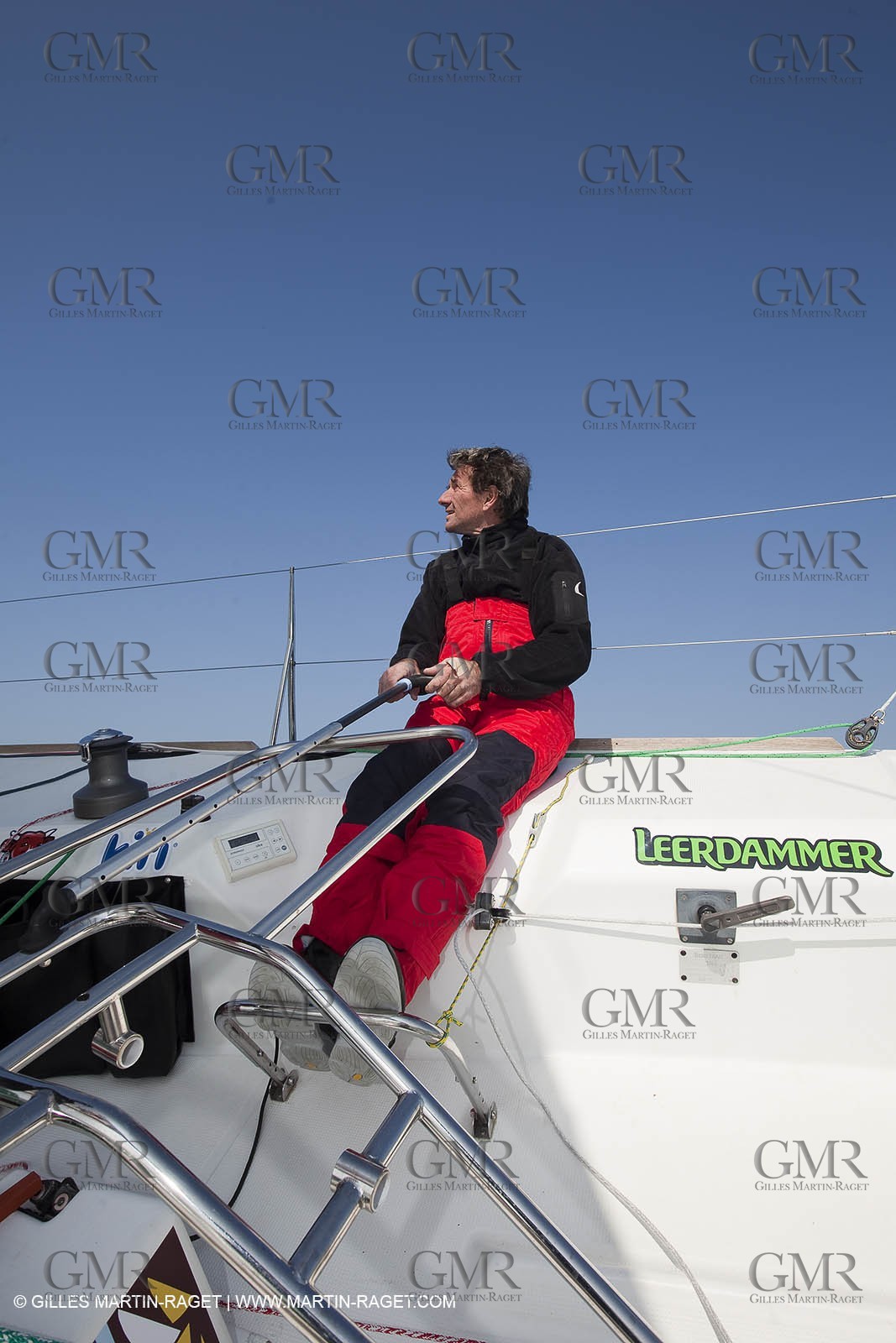 13 03 2010 -  La Grande Motte   Port Camargue (FRA) - Groupe Bel - Kito de Pavant   Sebastien Audigane training for Transat AG2R