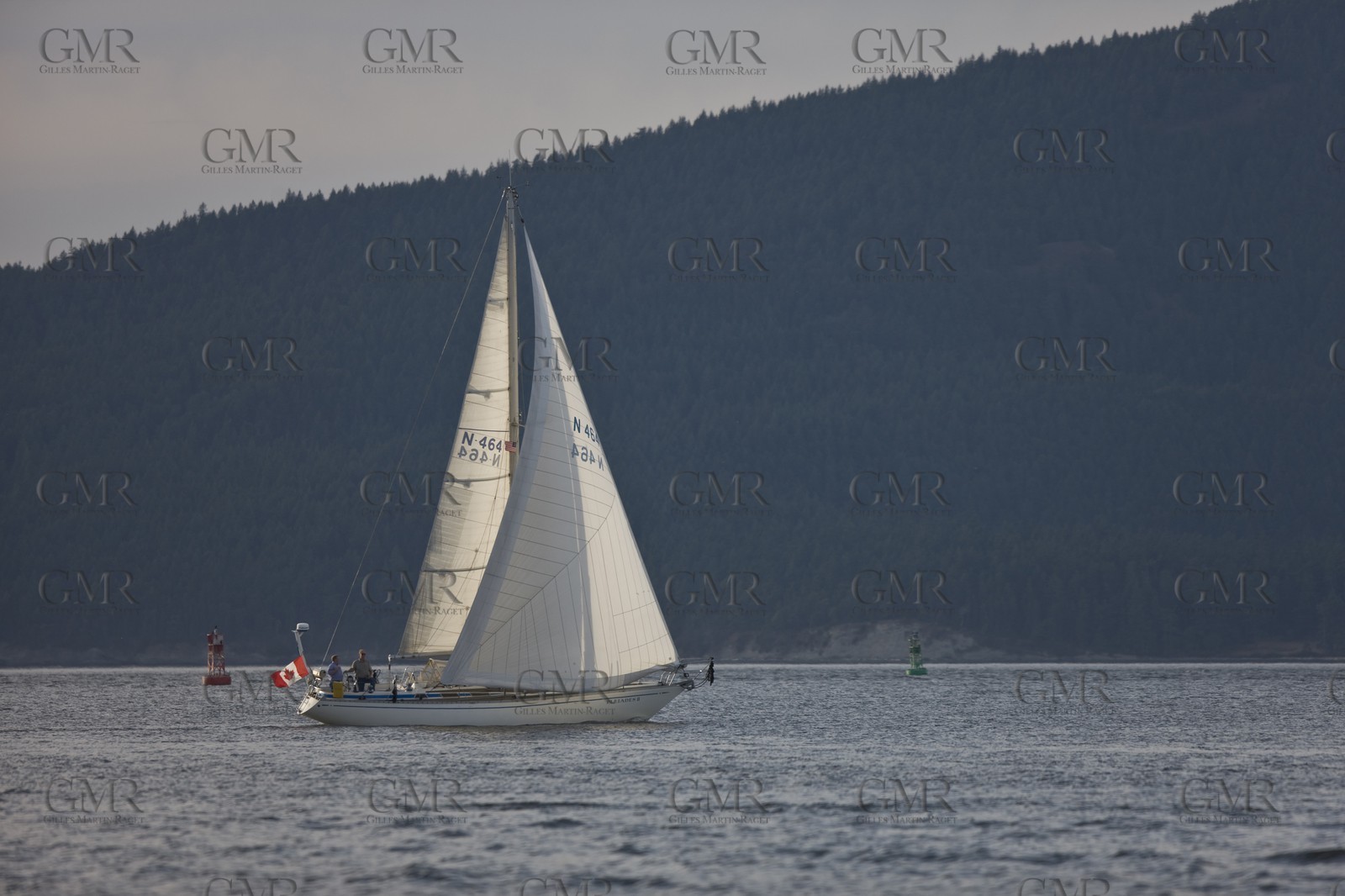 08 09 2008 - Anacortes (WA, USA) - America's Cup - BMW ORACLE Racing - 90 ft trimaran sea trials - Day 6