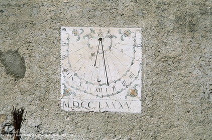 France - Southern Alps - Solar clocks