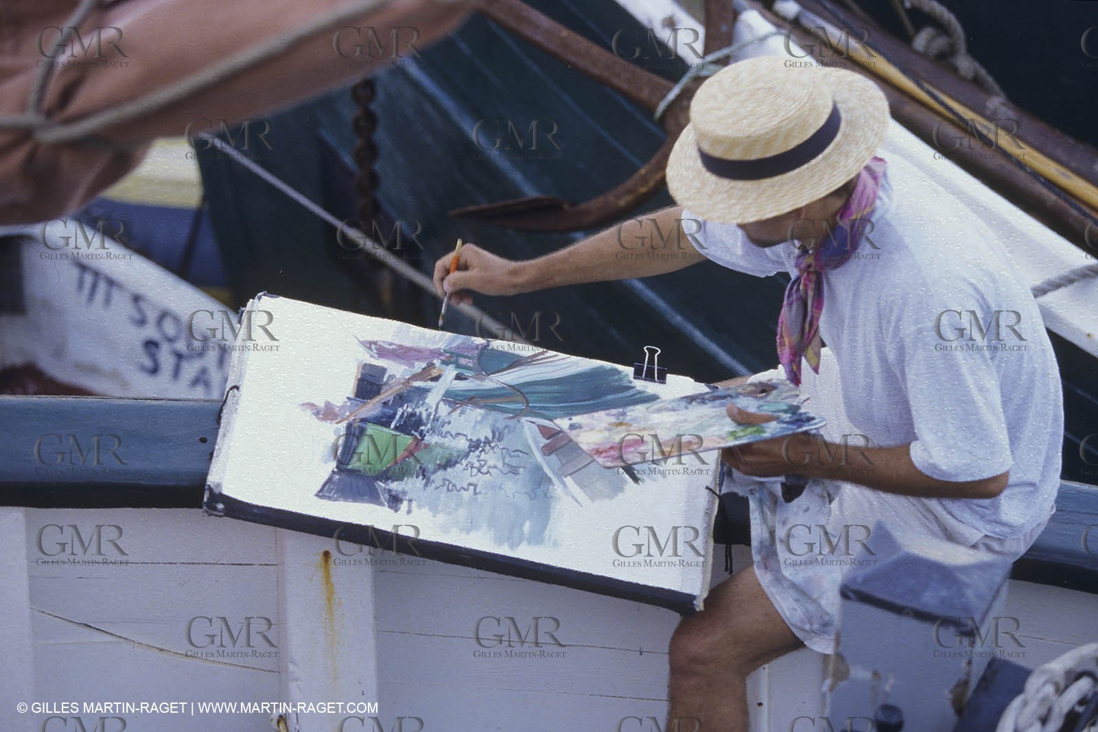 Voile, Croisière, Personnages