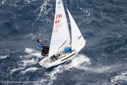 26 04 2007 - 2007 Semaine Olympique Française - Hyères (South of France) - Day 5 - Team France - 470 Homme - Leboucher-Garos