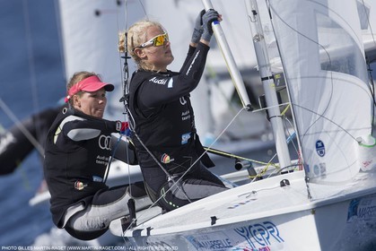 10 04 2015, Marseille (FRA), Yachting Club de la Pointe Rouge - Coupe Internationale de Printemps des 470, Day 3