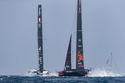22 08 2024, Barcelona (ESP), Louis Vuitton 37th America's Cup, Louis Vuitton Preliminary Regatta, Race Day 1
