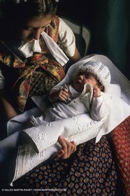 France, Provence, Traditions, Boutis et piqués, traditional cloths from Provence