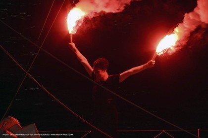 - Mac Arthur Ellen - Arrivée en Gaudeloupe - Winner -  Classe Imoca - Route du Rhum 2002