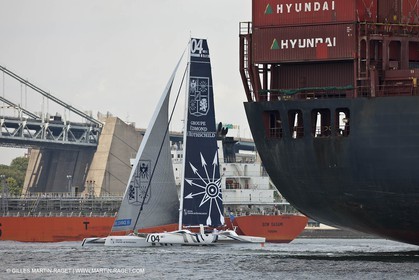 03 07 2012 - New York (USA, NY) -Krys Ocean Race prologuie - arrivée à New York