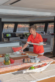 30 08 2018, Porto Vecchio (FRA, South Corsica) Chantier Fountaine-Pajot, Alegria 67