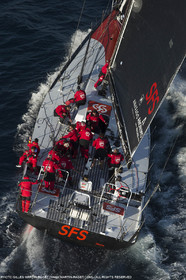 24 mars 2016   Marseille (FRA,13), SFS II (skipper Lionel Péan), dernière sortie d'entraînement avant la SNIM