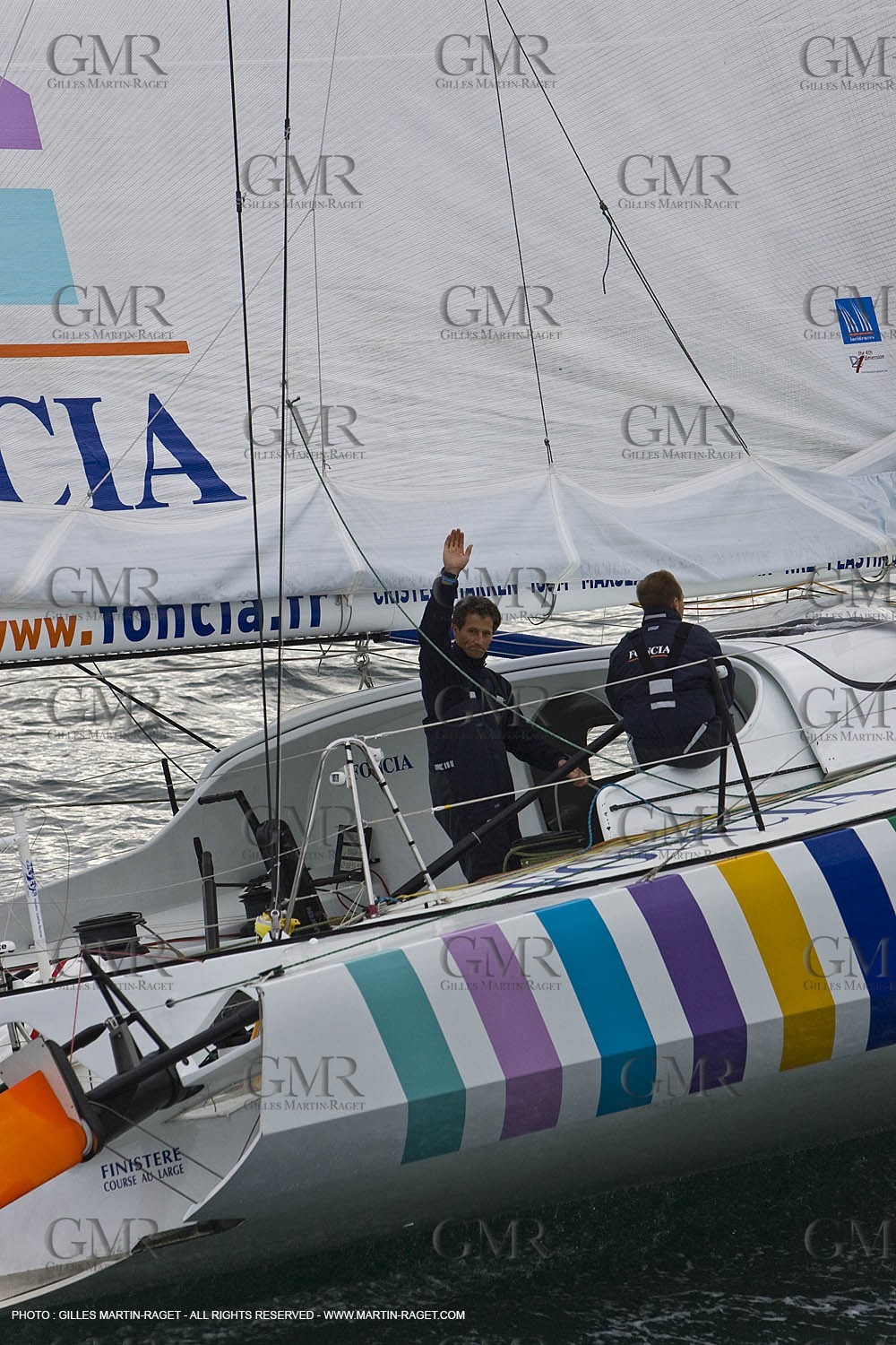 02 10 2007 - Le Havre (FRA,76) - Transat Jacques Vabre 2007 - Monos IMOCA start