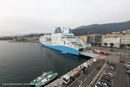 01-31-12   Marseilles (FRA,13) Bastia (FRA,Corsica)   Launching cruising trip and Christening ceremony of PIANA, last ferry ship from La Meridionale