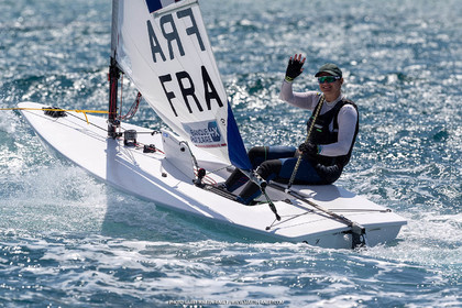 15 07 2023, Marseille (FRA), Paris 2024 Olympic Games Sailing Test Event, Day 6, Ilca 6 Medal race