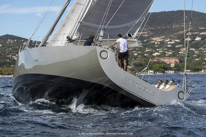 02 10 2022, Saint-Tropez (FRA,83), Voiles de Saint-Tropez 2022,  entraînement des maxis