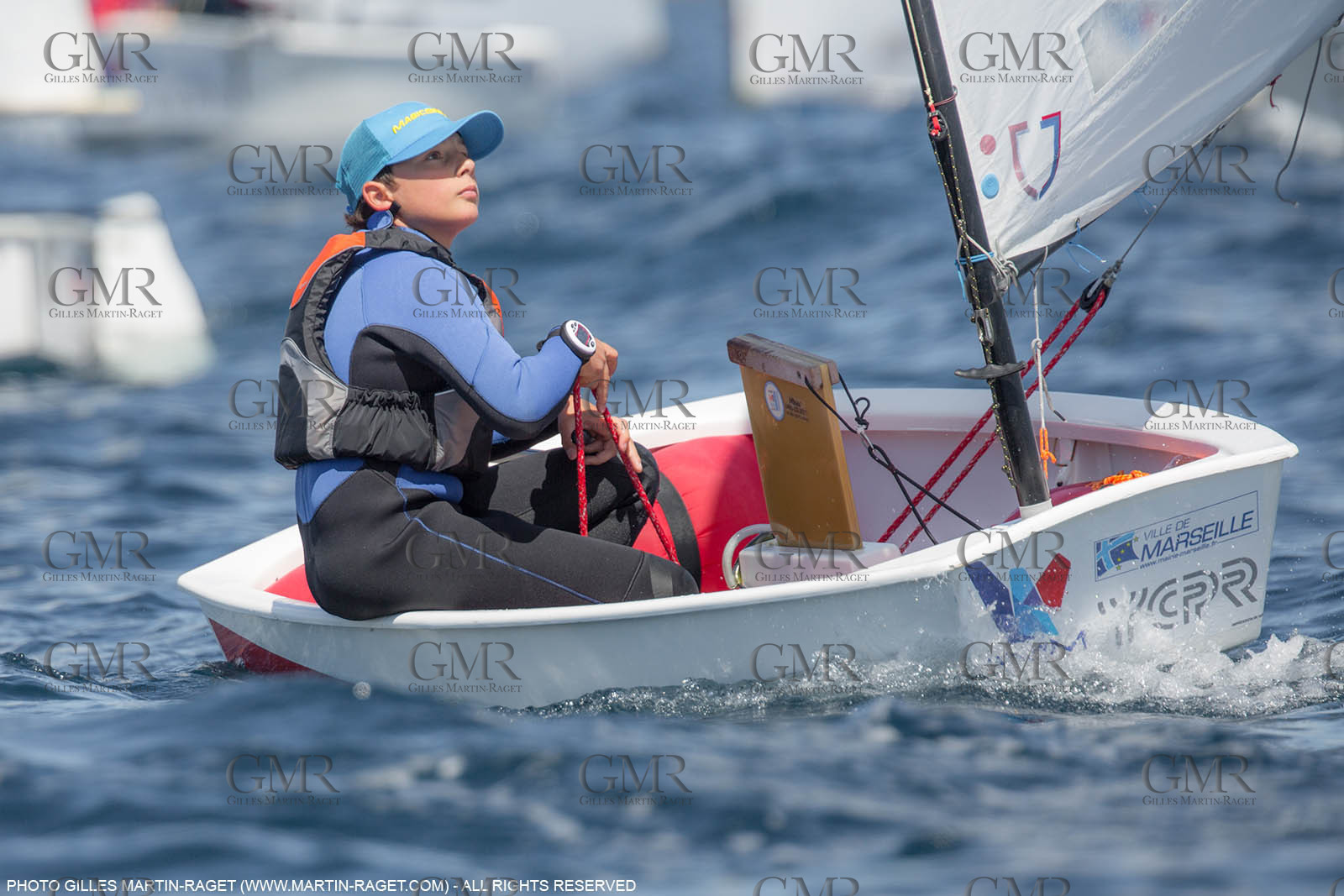 14 04 2016, Marseille (FRA,13), SNIM Dériveurs, Coupe Internationale de Printemps Optimist, Day 4