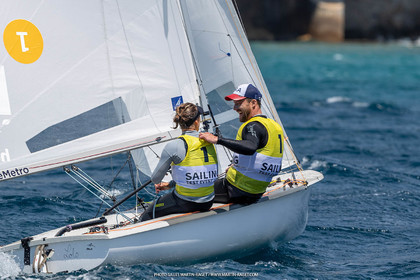 15 07 2023, Marseille (FRA), Paris 2024 Olympic Games Sailing Test Event, Day 6, 470 Medal Race