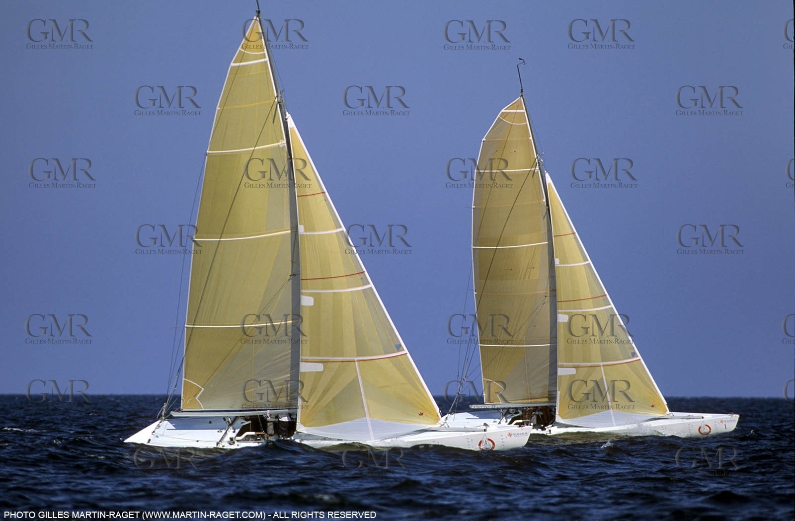 America's cup - San Diego  1995 - Défi français - Mini labs