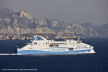 14 01 2012 - Marseille (FRA,13) - La Meridionale shipping company - the Piana off Marseille and the Calanques
