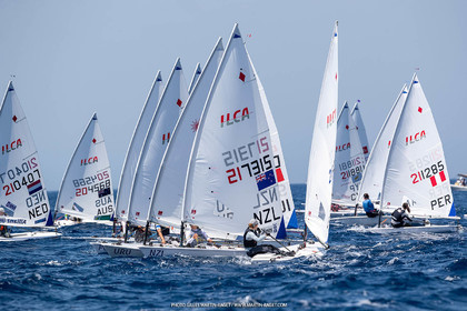 09 07 2023, Marseille (FRA), Paris 2024 Sailing Test Event, Race Day 1, ILCA 7