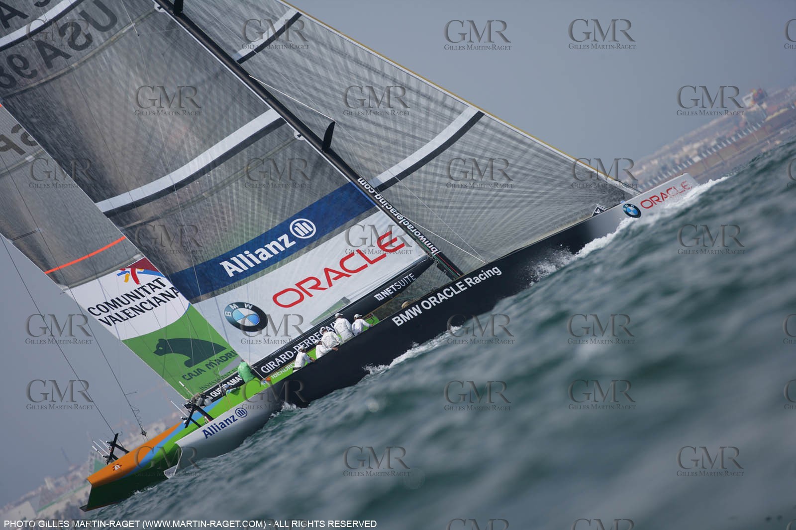 28 04 2007-Valencia (Spain)- 32nd America's Cup - Louis Vuitton Cup - RR1 - Day13 - BMW ORACLE Racing