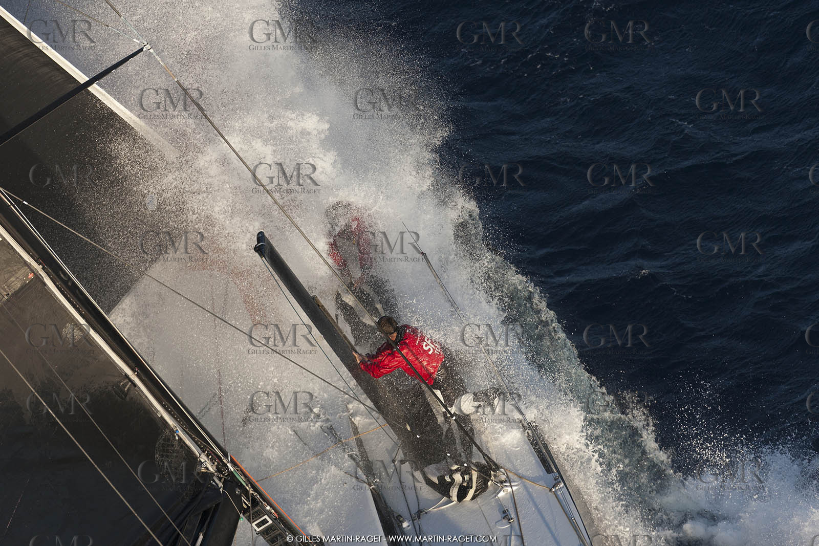 09 10 2017, Calvi (FRA,20), VOR 70 Babsy, Tentative de record autour de la Corse à la voile, skipper Franck Cammas