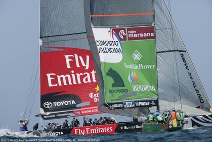 15 05 2007-Valencia (Spain)- 32nd America's Cup - Louis Vuitton Cup - Semi-final - Day 2 - BMW ORACLE racing