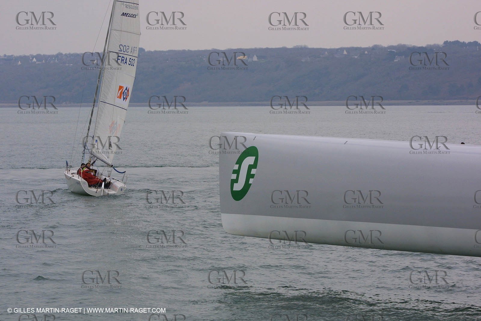Geronimo - Jules Verne Trophy 2001 start - Brest