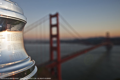 04 01 2011 - San Francisco (USA, CA) - 34th America's Cup - The America's Cup in San Francisco - Golden Gate Bridge