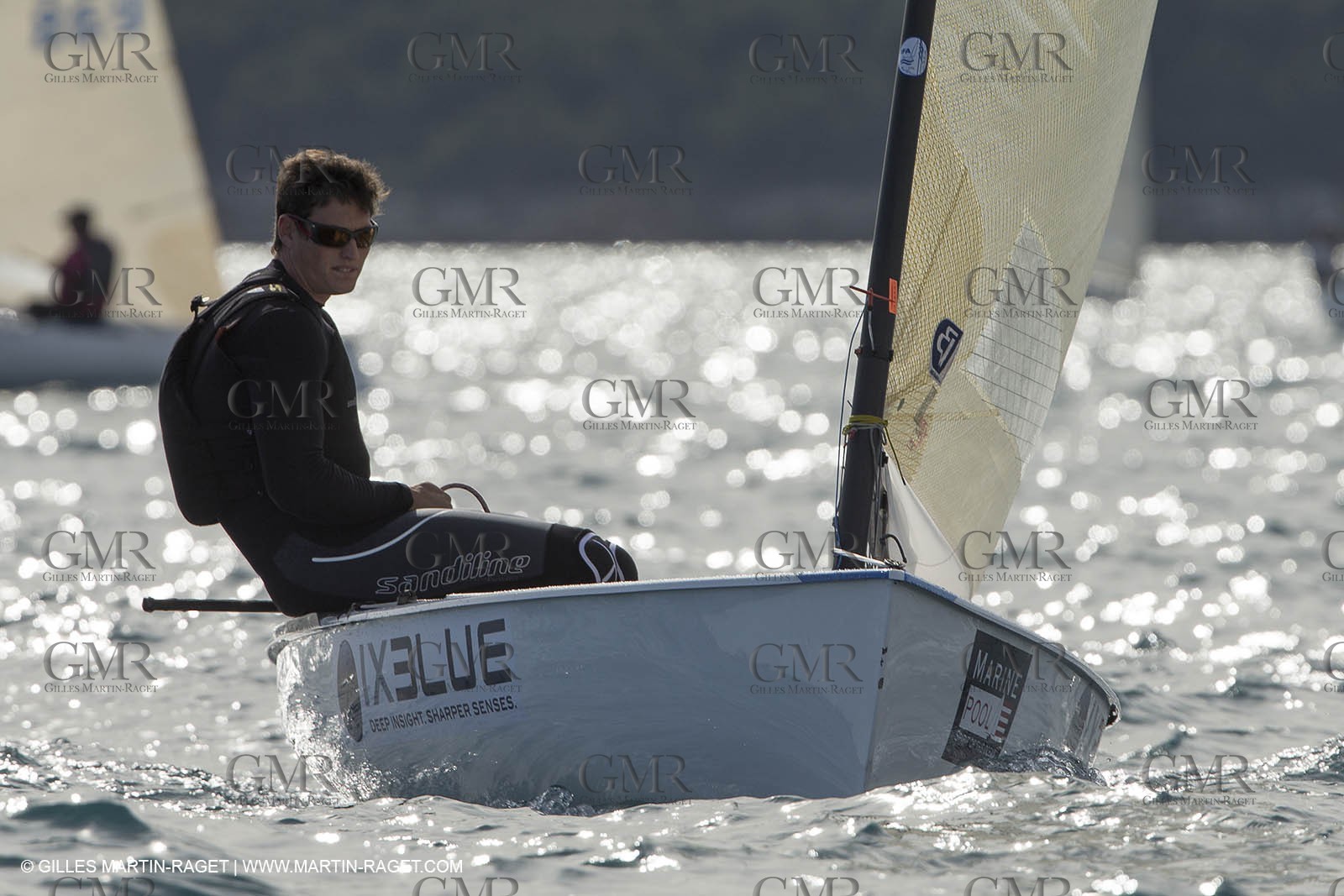 14 02 2014,  Cannes (FRA,06), FINN Cannes International Sailing week - Johnatan Lobert (FRA)
