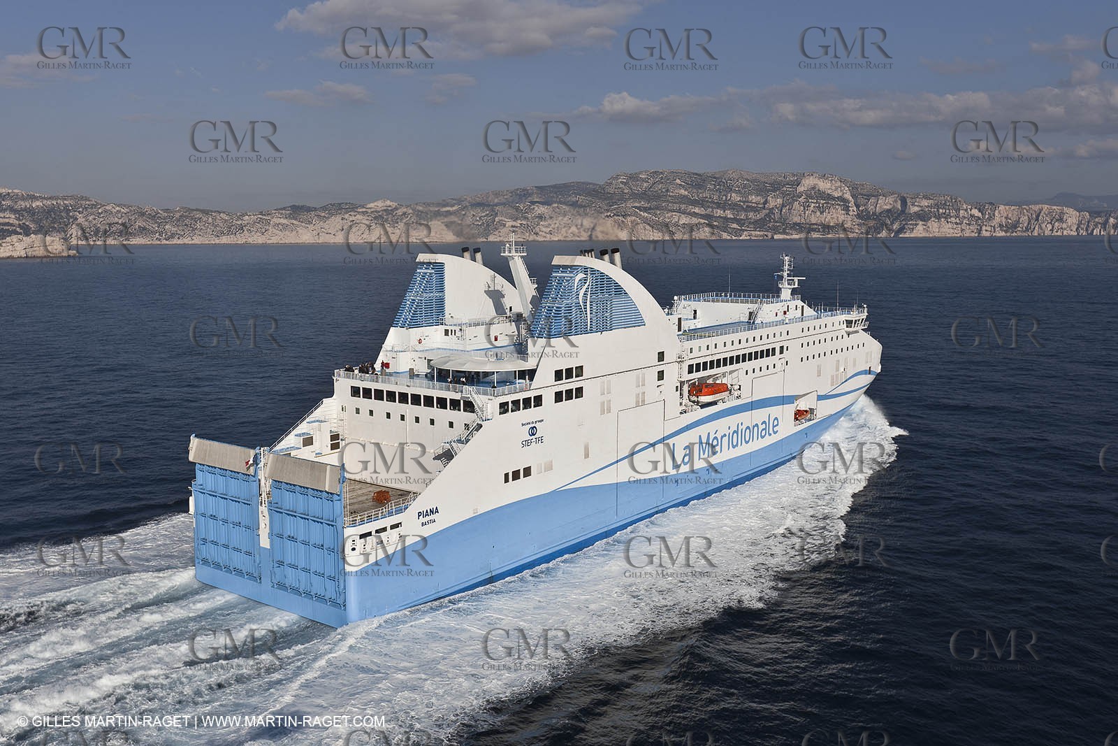 14 01 2012 - Marseille (FRA,13) - La Meridionale shipping company - the Piana off Marseille and the Calanques