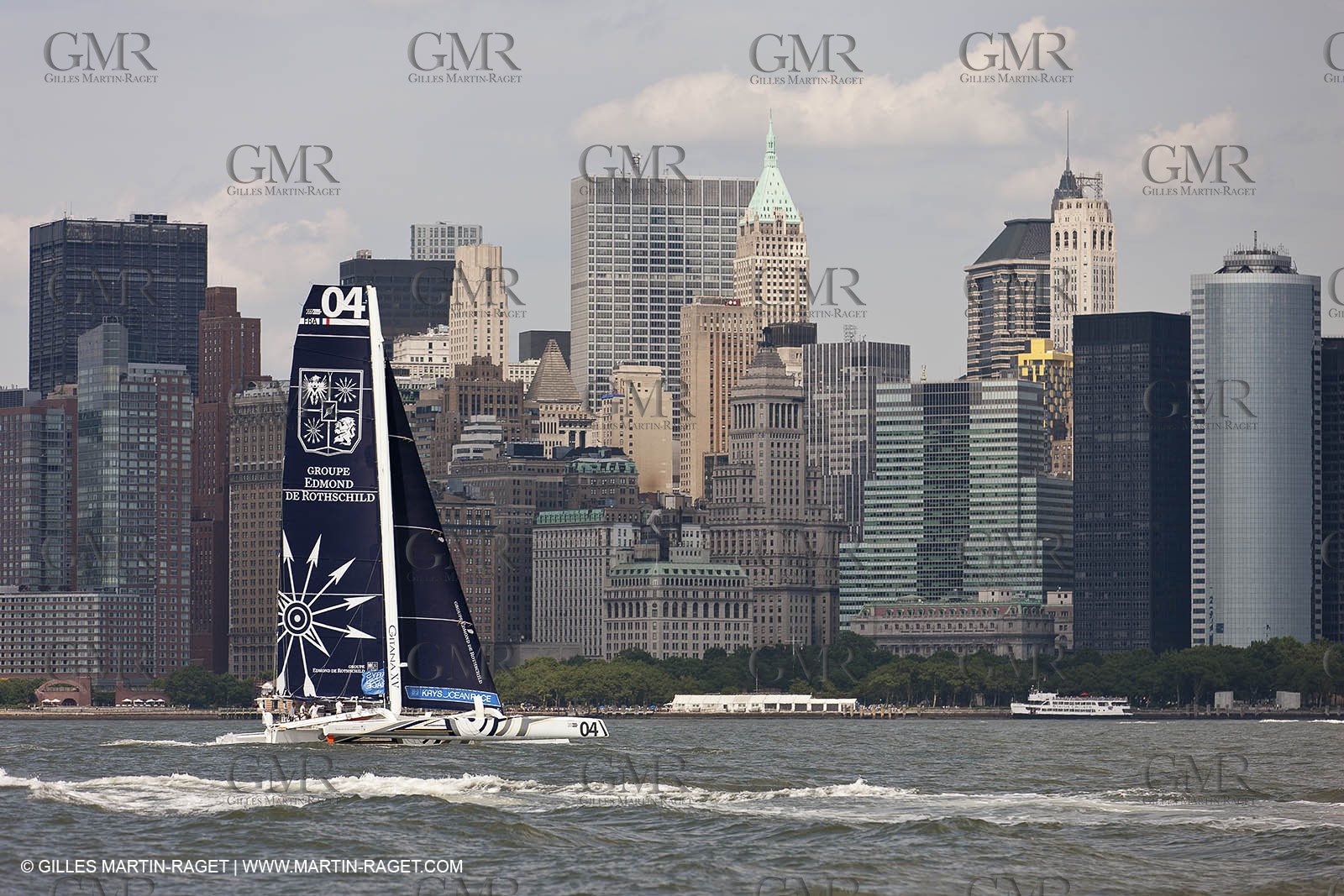 03 07 2012 - New York (USA, NY) - Krys Ocean Race prologuie - arrival in New York