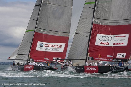 11 02 2009 - Auckland (NZL) -  Louis Vuitton Pacific Series -  Racing Day 11 - sail off