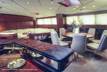 Inside Super Motor Yacht