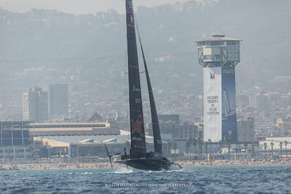 24 08 2024, Barcelona (ESP), Louis Vuitton 37th America's Cup, Louis Vuitton Prelilinary Regatta, Race Day 3