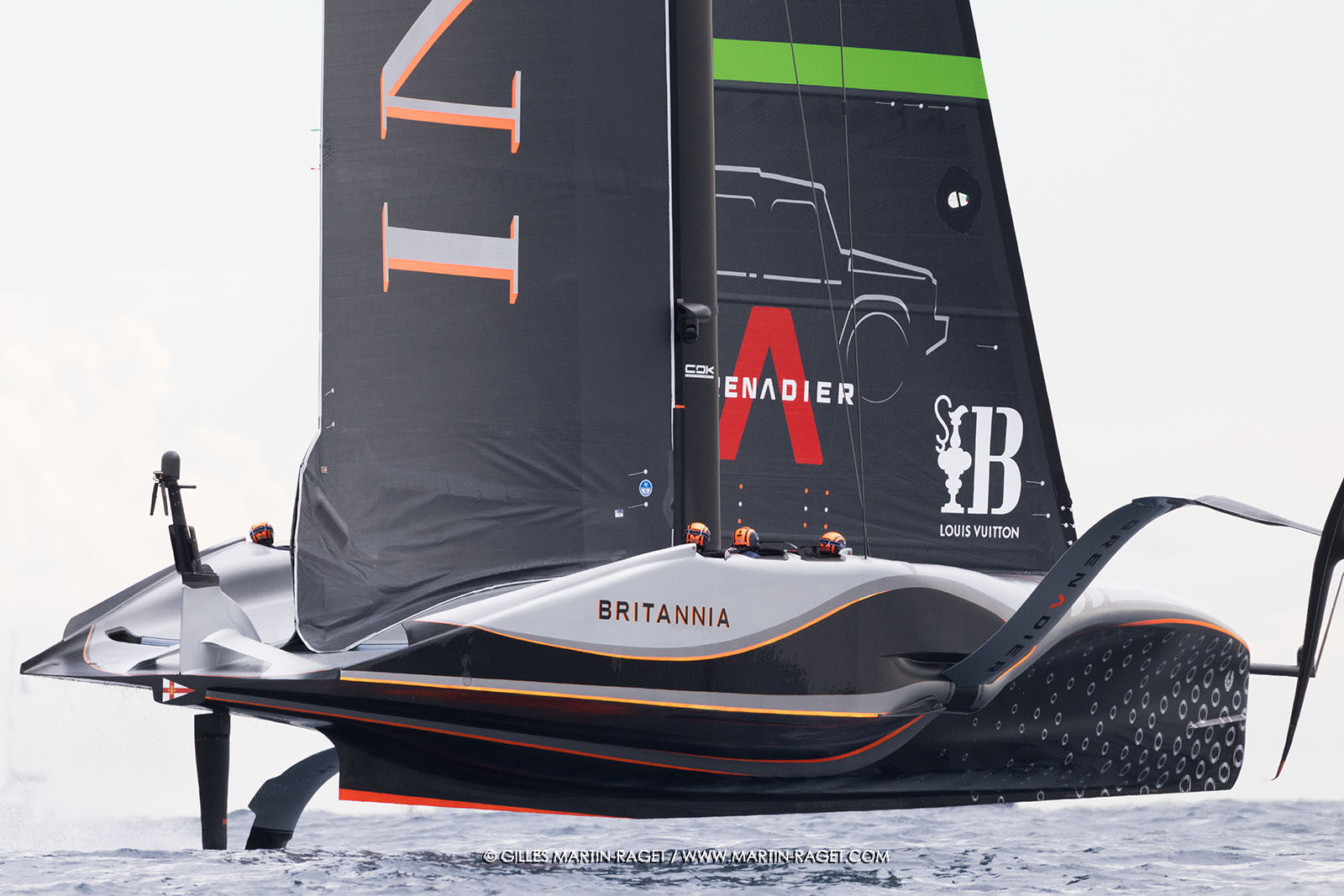 18 10 2024, Barcelona (ESP), Louis Vuitton 37th America's Cup, Final Match, Race Day 5, Race 7